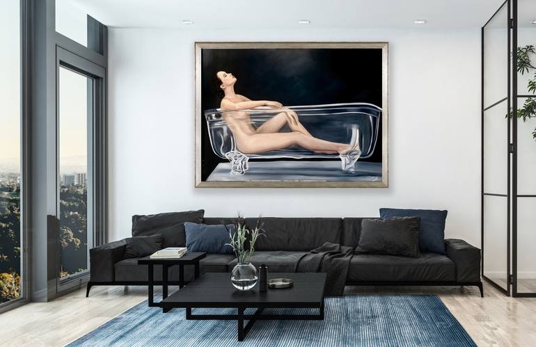 Original Classicism Women Painting by Kinga Sokol