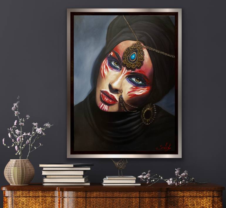 Original Women Painting by Kinga Sokol