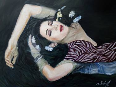 Original Realism Women Paintings by Kinga Sokol