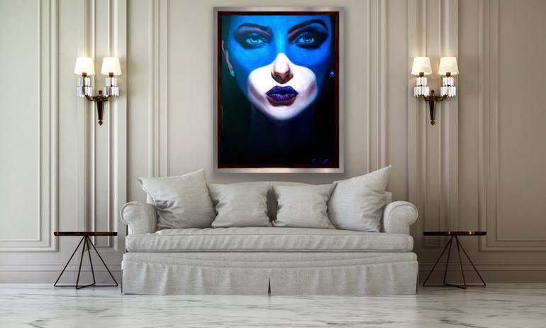 Original Abstract Expressionism Time Painting by Kinga Sokol