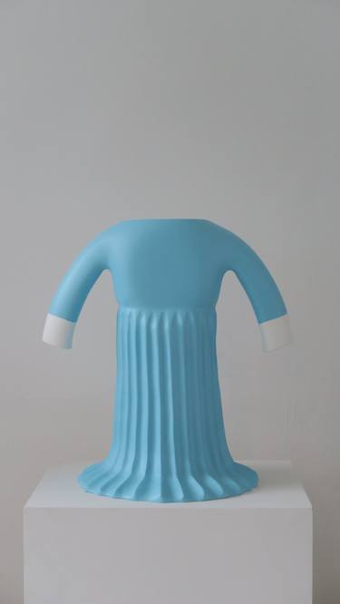 Saatchi Art Artist Yvonne Mostard; Sculpture, “Little blue girl” #art
