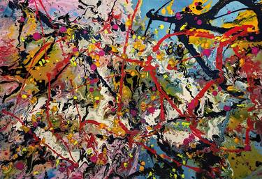 Original Abstract Expressionism Abstract Paintings by Felix Guenther