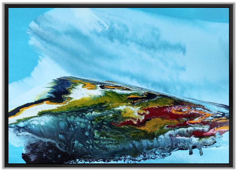 Original Abstract Landscape Painting by Felix Guenther