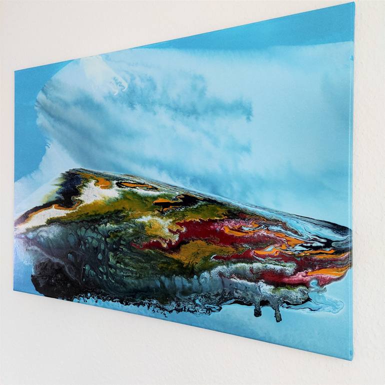 Original Abstract Landscape Painting by Felix Guenther