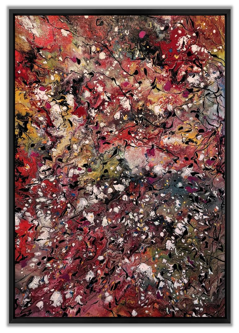 Original Abstract Expressionism Abstract Painting by Felix Guenther