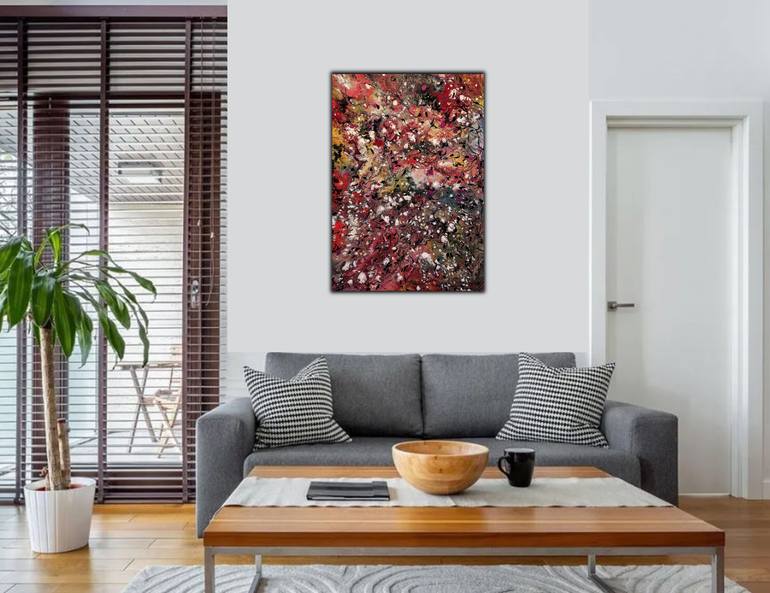 Original Abstract Expressionism Abstract Painting by Felix Guenther