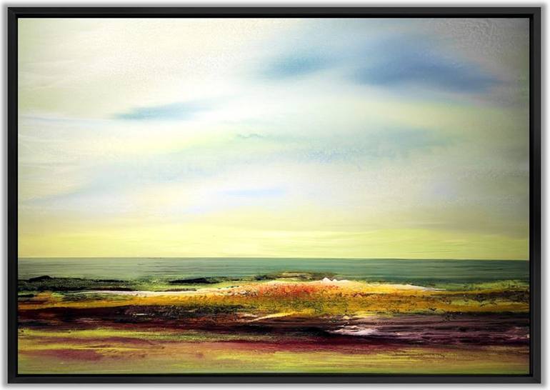 Original Abstract Landscape Painting by Felix Guenther