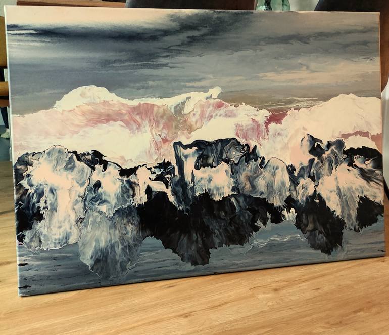 Original Abstract Landscape Painting by Felix Guenther