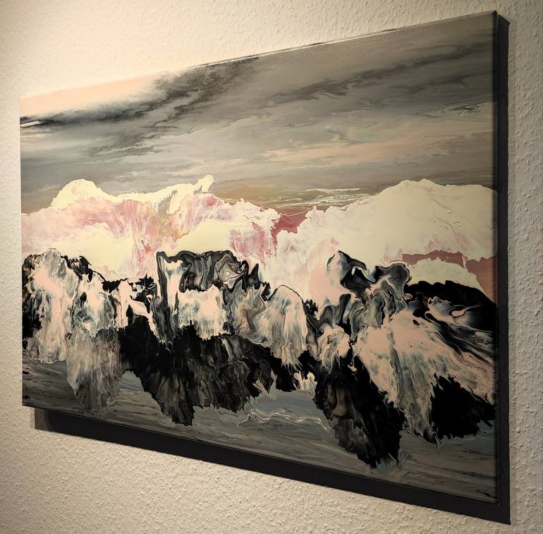 Original Abstract Landscape Painting by Felix Guenther