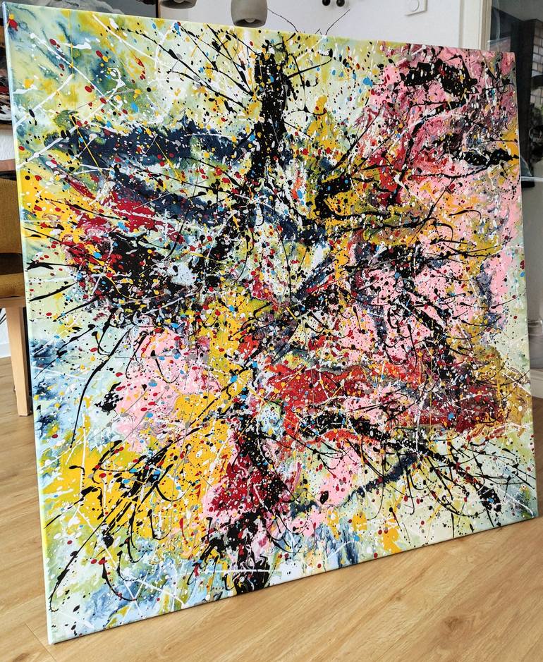 Original Abstract Painting by Felix Guenther