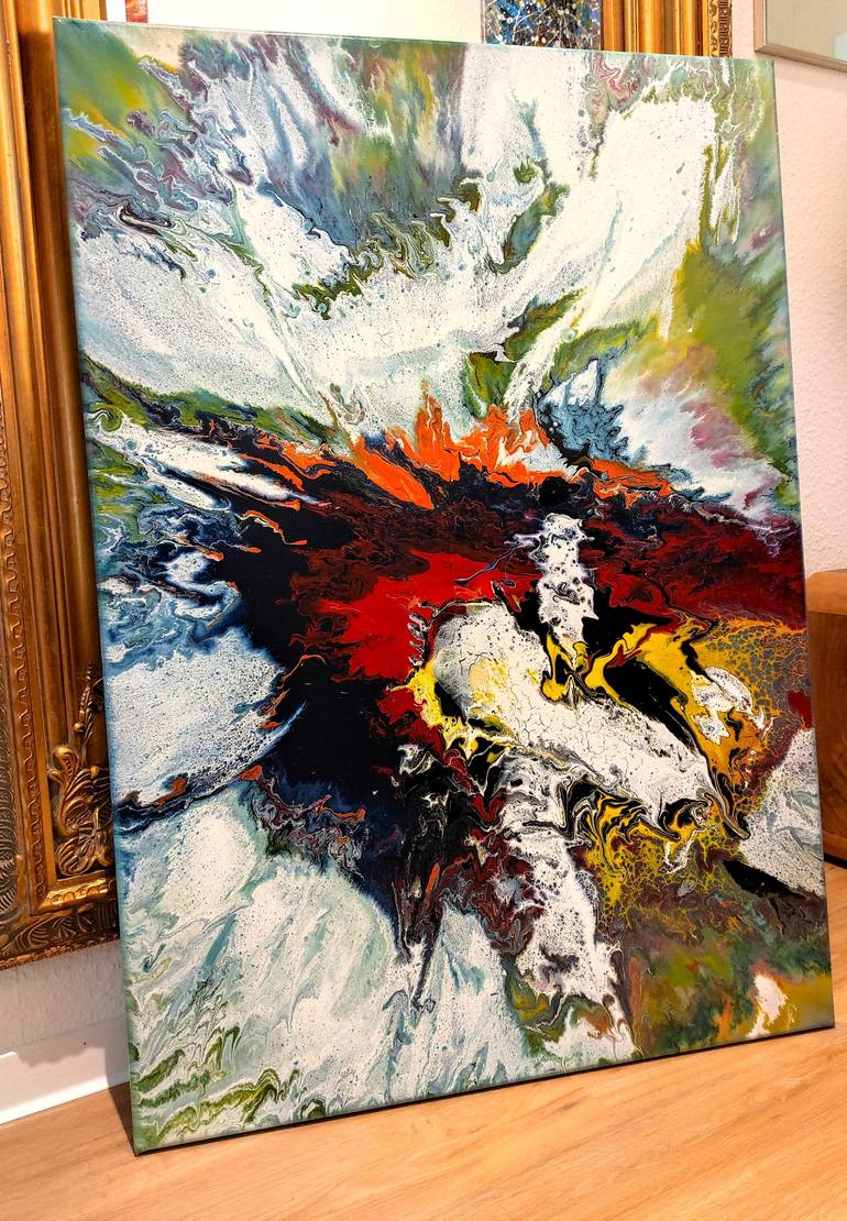 Original Abstract Painting by Felix Guenther