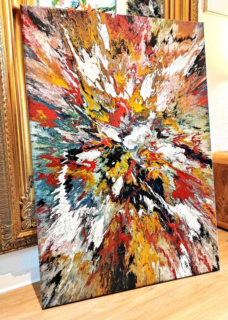 Original Abstract Painting by Felix Guenther