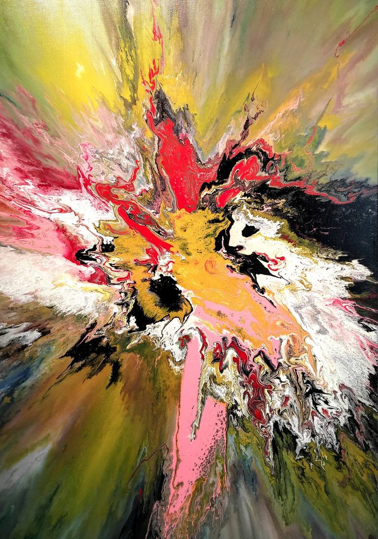 Original Abstract Painting by Felix Guenther