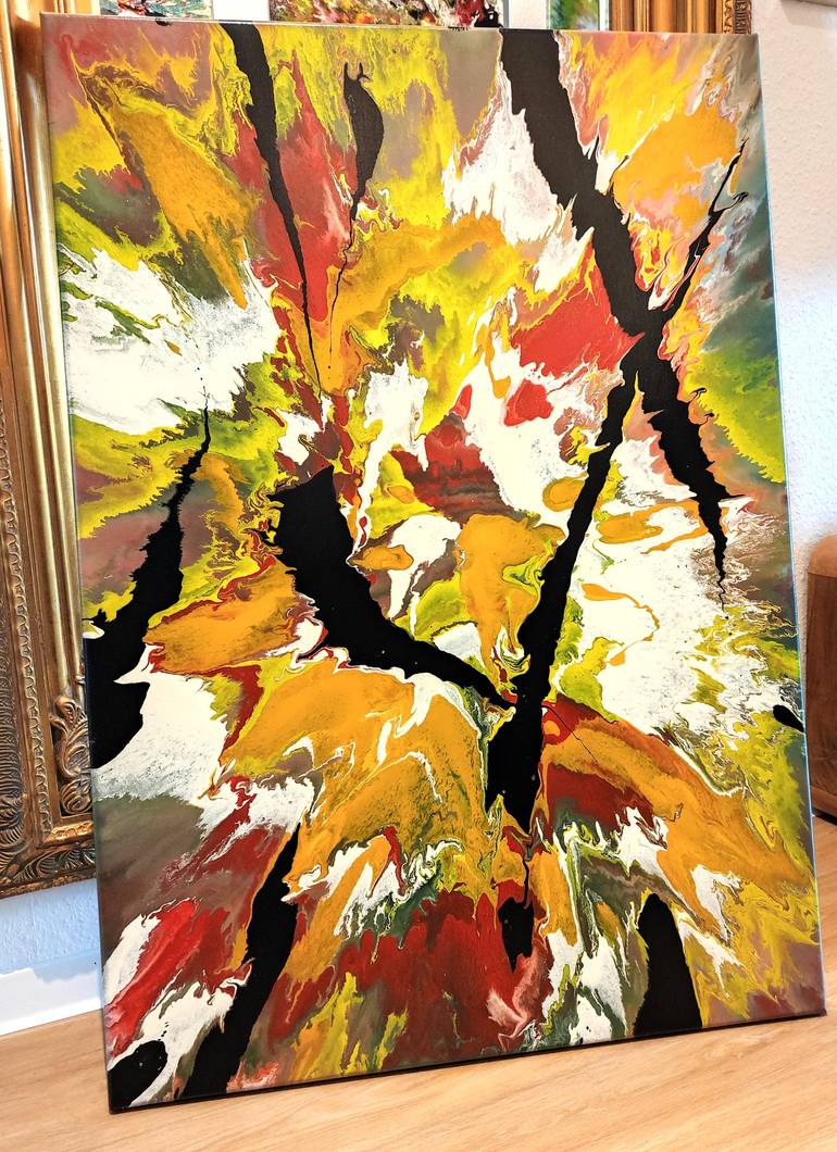 Original Abstract Painting by Felix Guenther