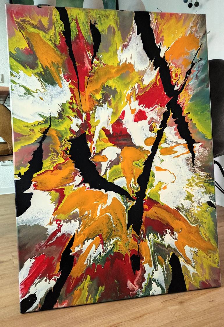 Original Abstract Painting by Felix Guenther