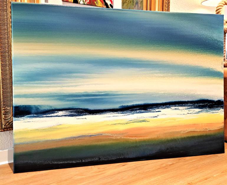 Original Abstract Landscape Painting by Felix Guenther