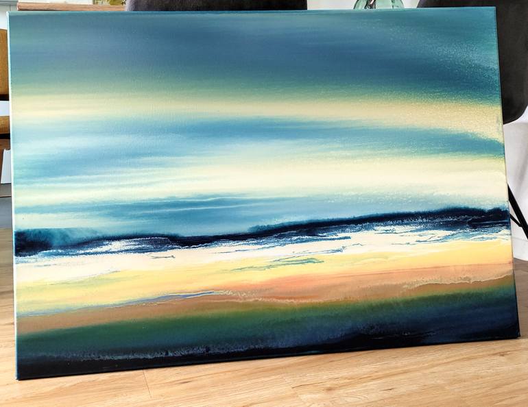 Original Abstract Landscape Painting by Felix Guenther