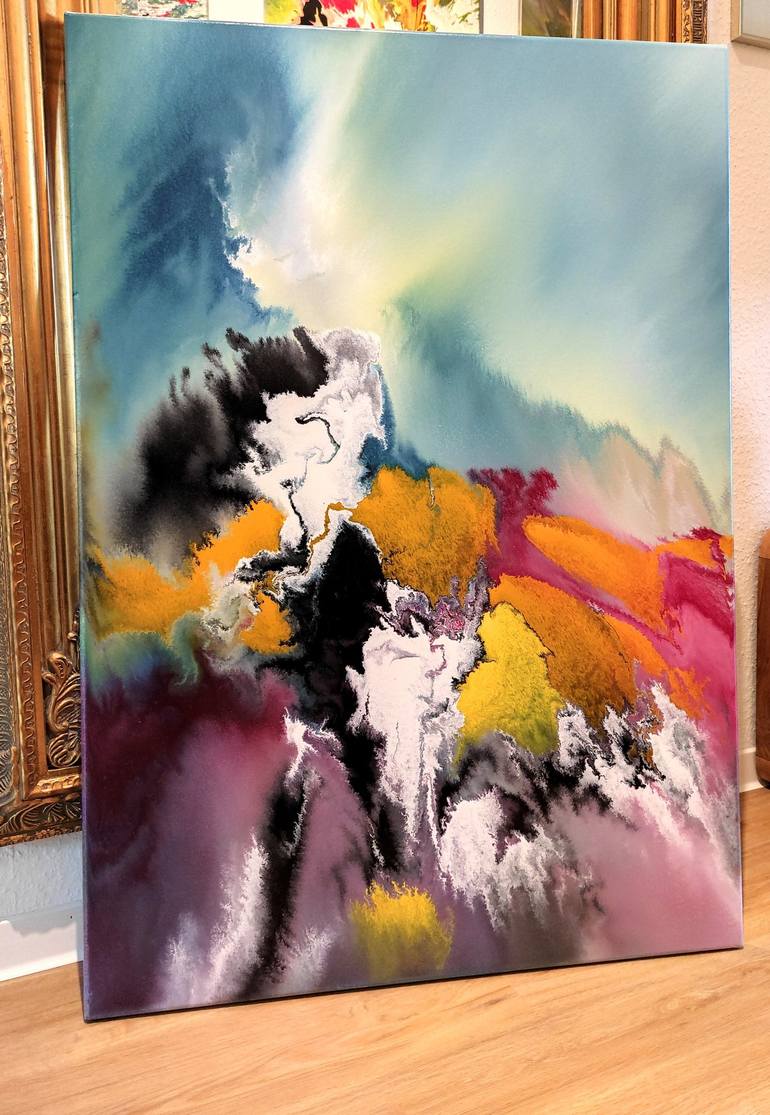 Original Abstract Nature Painting by Felix Guenther