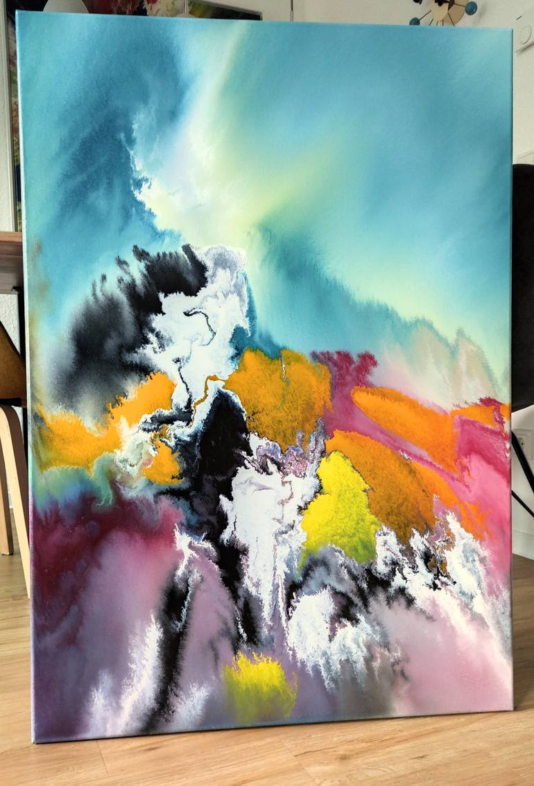 Original Abstract Nature Painting by Felix Guenther