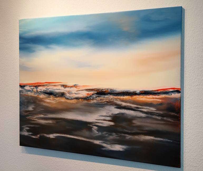 Original Abstract Landscape Painting by Felix Guenther