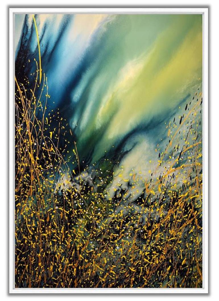 Original Abstract Nature Painting by Felix Guenther