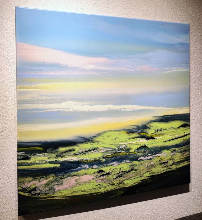 Original Abstract Landscape Painting by Felix Guenther