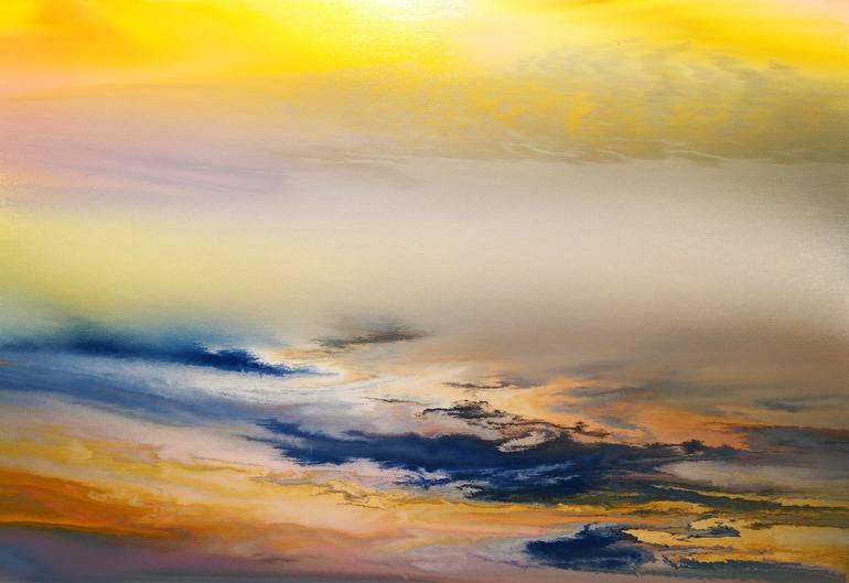 Original Abstract Nature Painting by Felix Guenther