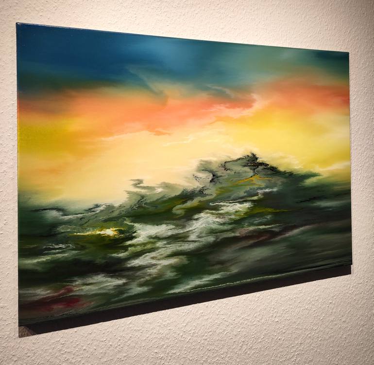 Original Abstract Nature Painting by Felix Guenther