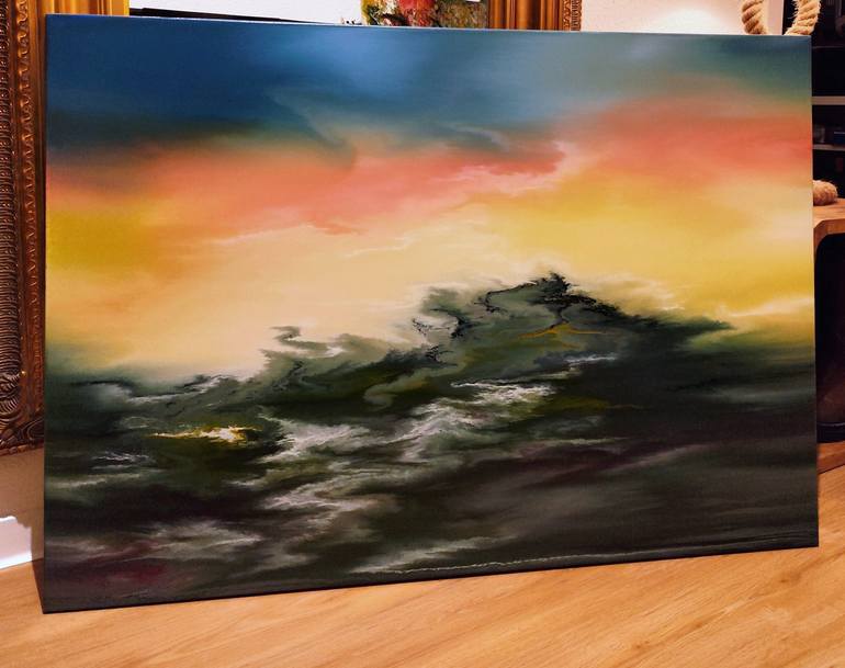 Original Abstract Nature Painting by Felix Guenther