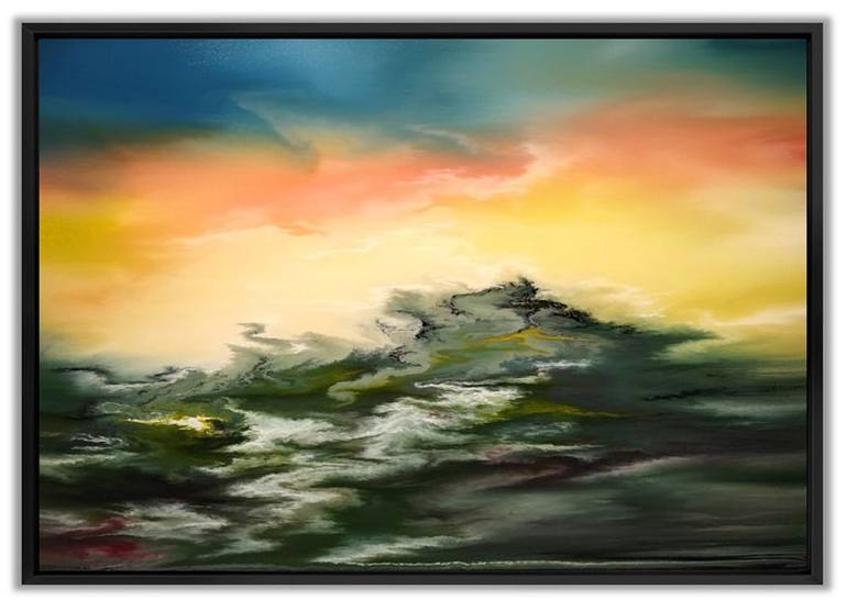 Original Abstract Nature Painting by Felix Guenther