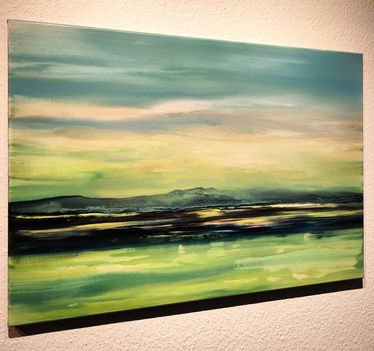 Original Abstract Landscape Painting by Felix Guenther