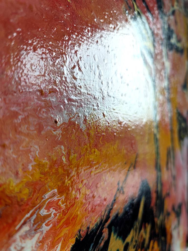 Original Abstract Expressionism Abstract Painting by Felix Guenther