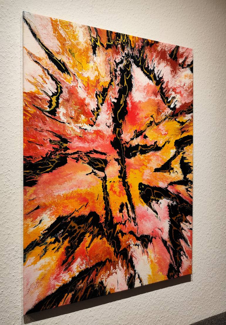 Original Abstract Expressionism Abstract Painting by Felix Guenther