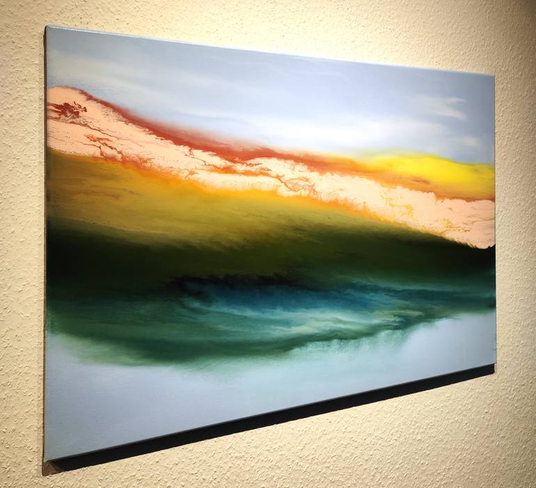 Original Abstract Nature Painting by Felix Guenther