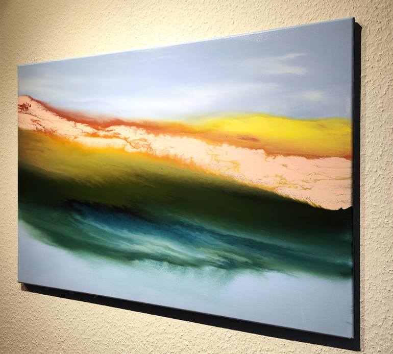 Original Abstract Nature Painting by Felix Guenther