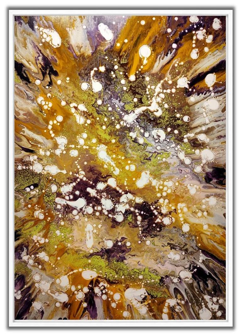 Original Abstract Expressionism Abstract Painting by Felix Guenther