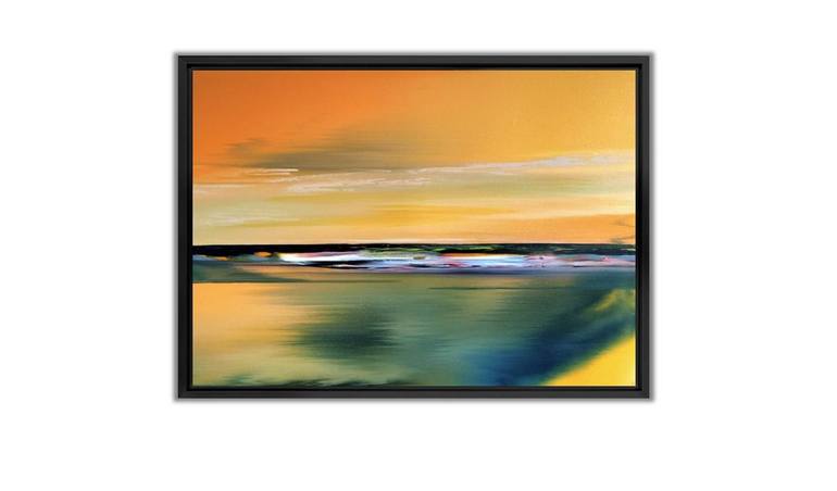 Original Abstract Landscape Painting by Felix Guenther