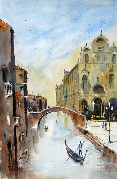 Original Fine Art Cities Paintings by Andre Buist