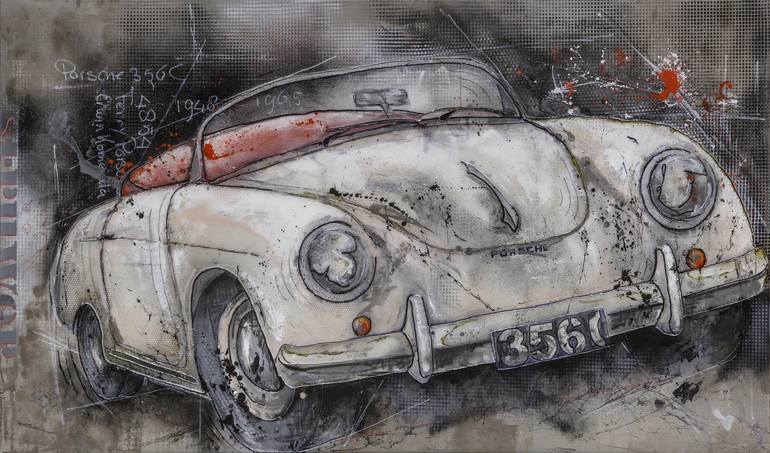 Porsche / SOLD Painting by Robbert Strüwer | Saatchi Art
