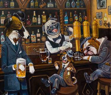 Original Fine Art Animal Paintings by Eduard Kont