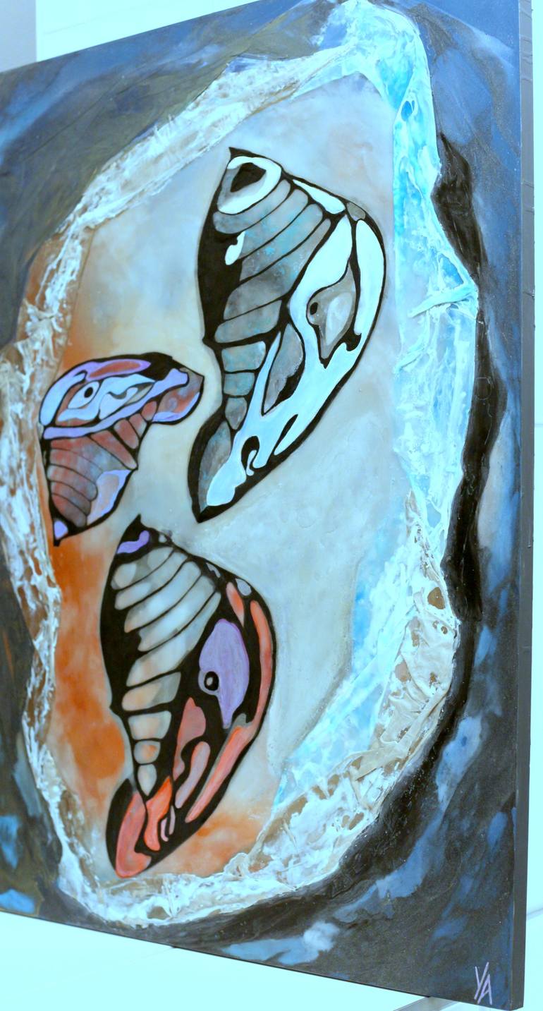 Original Abstract Expressionism Abstract Painting by Ulyana Zavyalova