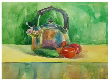 Summer Still Life// Watercolor painting thumb