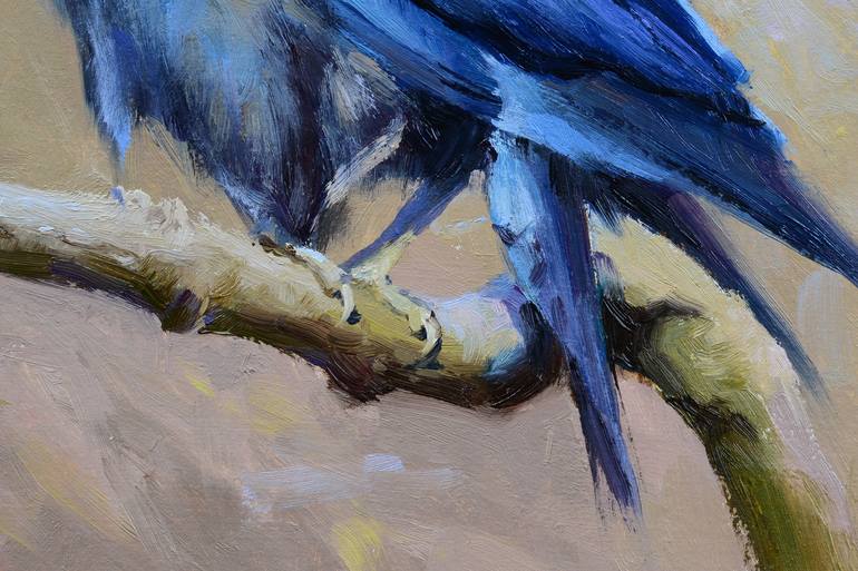 Original Impressionism Animal Painting by Ruslan Kiprych