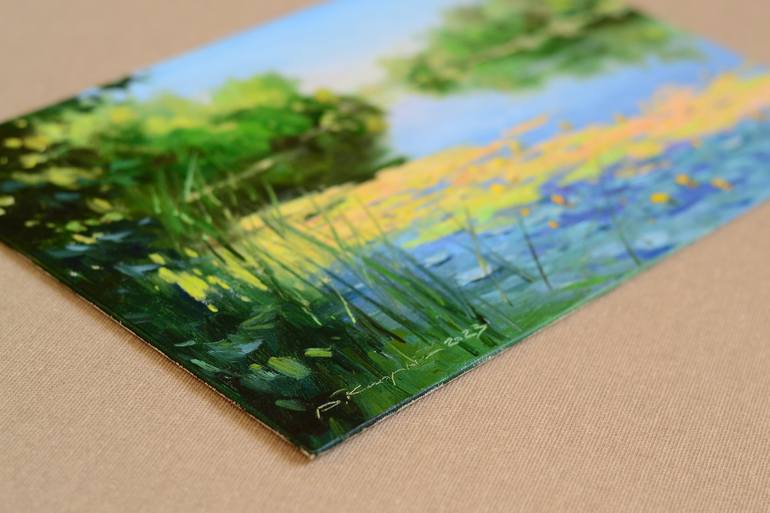 Original Classicism Landscape Painting by Ruslan Kiprych