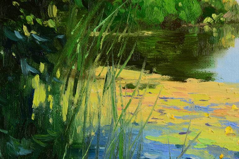 Original Classicism Landscape Painting by Ruslan Kiprych