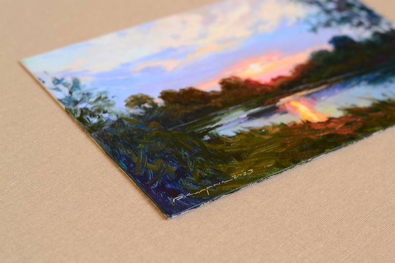 Original Impressionism Landscape Painting by Ruslan Kiprych