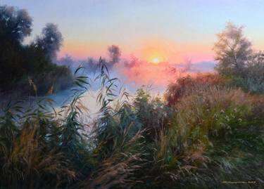 Original Classicism Landscape Paintings by Ruslan Kiprych