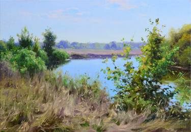 Original Impressionism Landscape Painting by Ruslan Kiprych