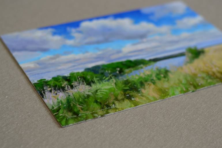 Original Classicism Landscape Painting by Ruslan Kiprych