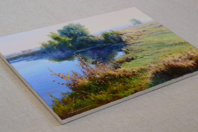 Original Classicism Landscape Painting by Ruslan Kiprych